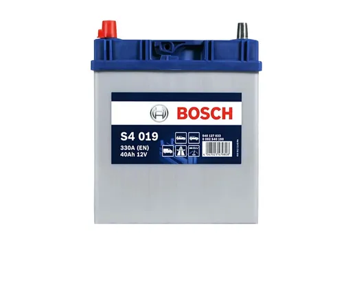Автомобильный аккумулятор Bosch S4019 40Ah 330A (0092S40190)