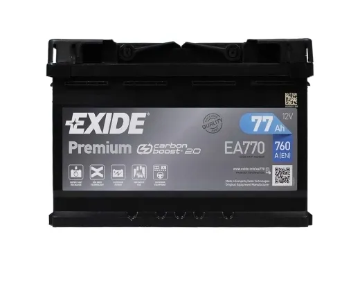 Exide 6СТ-77 Premium EA770