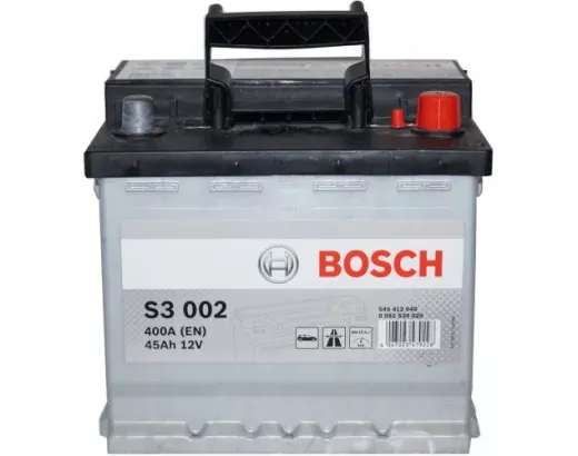 Автомобильный аккумулятор Bosch S3002 45Ah 400A (0092S30020)