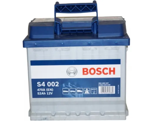 Автомобильный аккумулятор Bosch S4002 52Ah 470A (0092S40020)