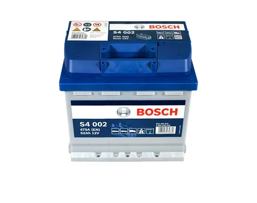 Автомобильный аккумулятор Bosch S4002 52Ah 470A (0092S40020)