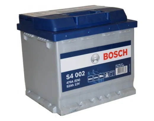 Автомобильный аккумулятор Bosch S4002 52Ah 470A (0092S40020)