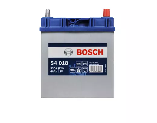 Автомобильный аккумулятор Bosch S4018 40Ah 330A (0092S40180)