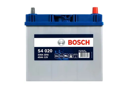 Автомобильный аккумулятор Bosch S4020 45Ah 330A (0092S40200)