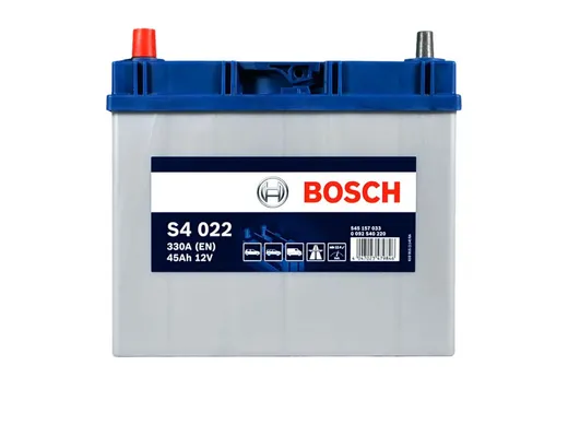 Автомобильный аккумулятор Bosch S4022 45Ah 330A (0092S40220)