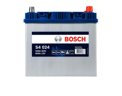 Автомобильный аккумулятор Bosch S4024 60Ah 540A (0092S40240)