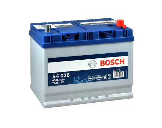 Автомобильный аккумулятор Bosch S4026 70Ah 630A (0092S40260)