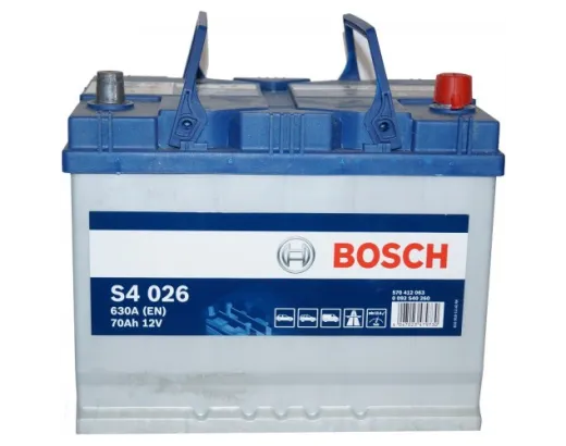 Автомобильный аккумулятор Bosch S4026 70Ah 630A (0092S40260)