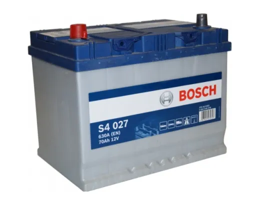 Автомобильный аккумулятор Bosch S4027 70Ah 630A (0092S40270)