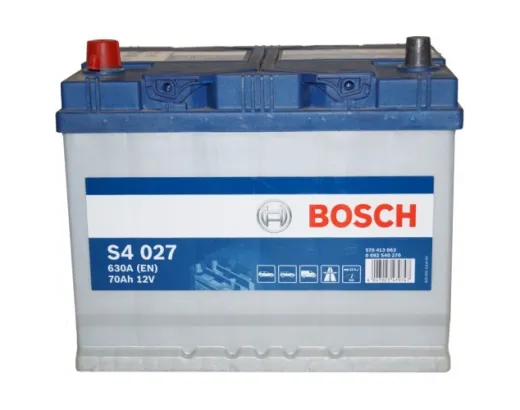 Автомобильный аккумулятор Bosch S4027 70Ah 630A (0092S40270)
