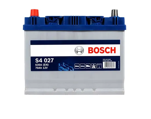 Автомобильный аккумулятор Bosch S4027 70Ah 630A (0092S40270)
