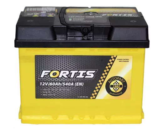 Fortis 60Ah 540A левый плюс
