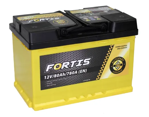 Fortis 80Ah 780A правый плюс
