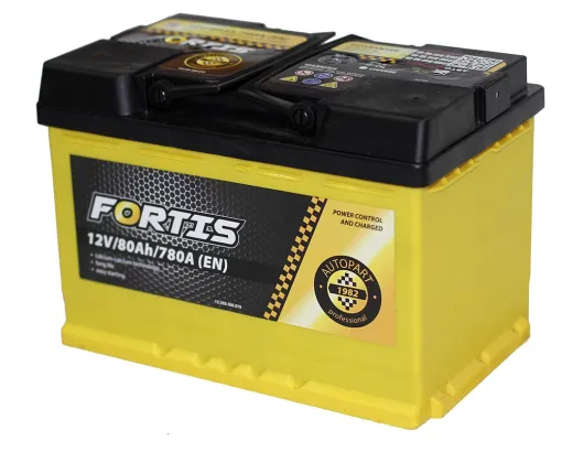 Fortis 80Ah 780A правий плюс