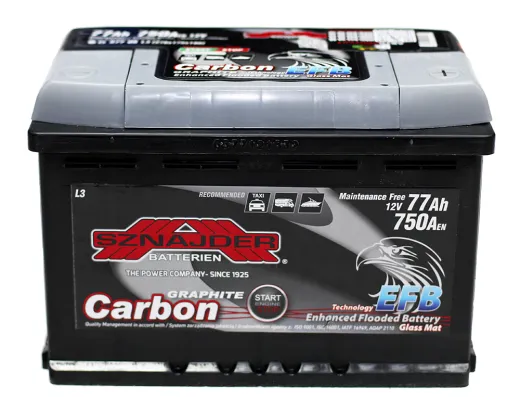 SZNAJDER Carbon EFB 12V 77Ah 750A Start-Stop