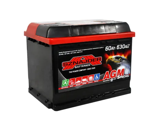 SZNAJDER AGM 60Ah 630A R+ (L2) (560 02)