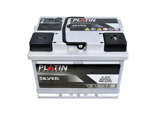 PLATIN Silver MF 60Ah 600A R+ (L2B)