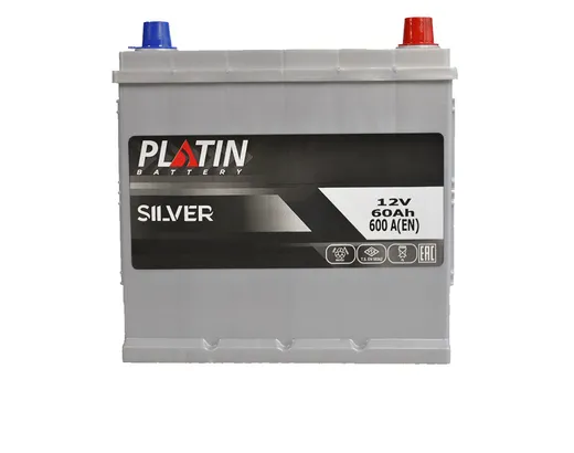 PLATIN Silver Asia SMF 60Ah 600A R+ (D23) н.к.