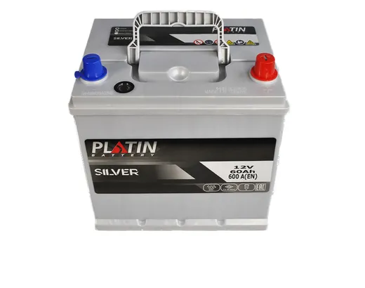 PLATIN Silver Asia SMF 60Ah 600A R+ (D23) н.к.