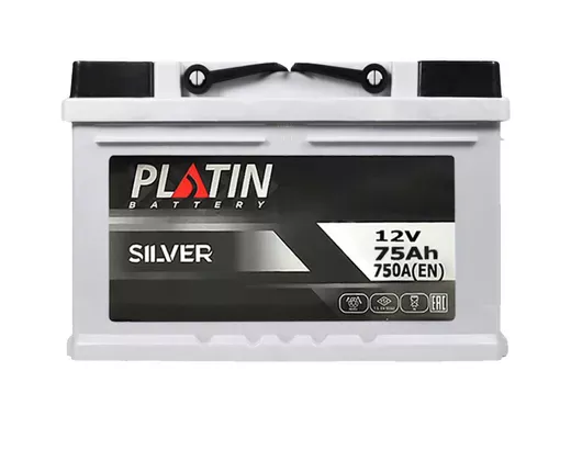 PLATIN Silver MF 75Ah 750A R+ (L3B)