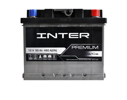 INTER Premium 50Ah 480A R+ (L2B)