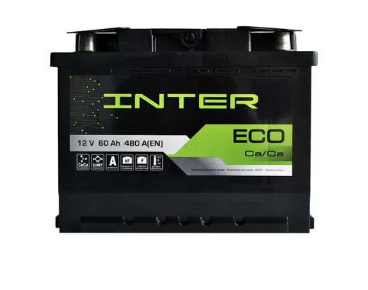 INTER Eco 60Ah 480A L+ (L2)