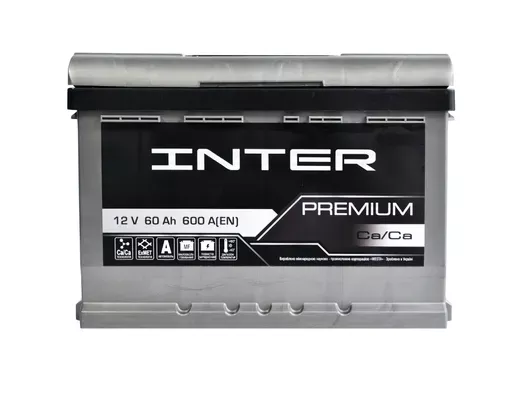 INTER Premium 60Ah 600A R+ (L2B)