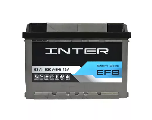 INTER EFB  63Ah 620A R+ (L2B)