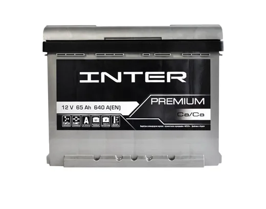 INTER Premium 65Ah 640A R+ (L2)
