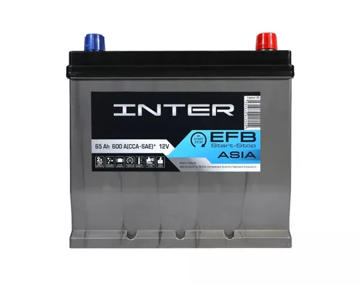 INTER Premium Asia 65Ah 600A R+ EFB (D23)