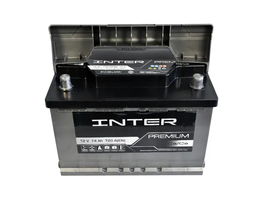 INTER Premium 74Ah 720A R+ (L3)