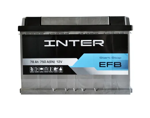 INTER EFB 78Ah 750A R+ (L3)
