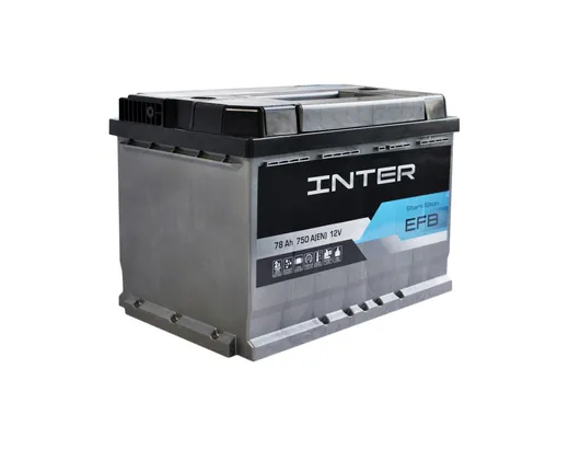INTER EFB 78Ah 750A R+ (L3)