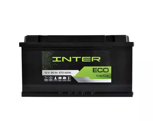 INTER Eco 90Ah 670A R+ (L5)