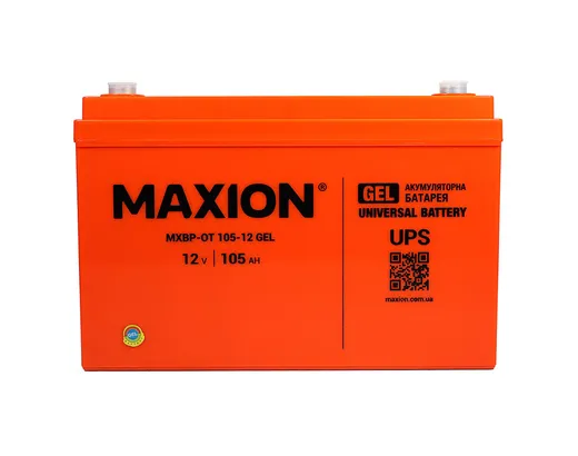 Акумулятор Maxion 12V 105Ah MXBP-OT105-12 UPS GEL