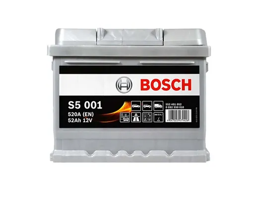 Автомобильный аккумулятор Bosch S5001 52Ah 520A (0092S50010)