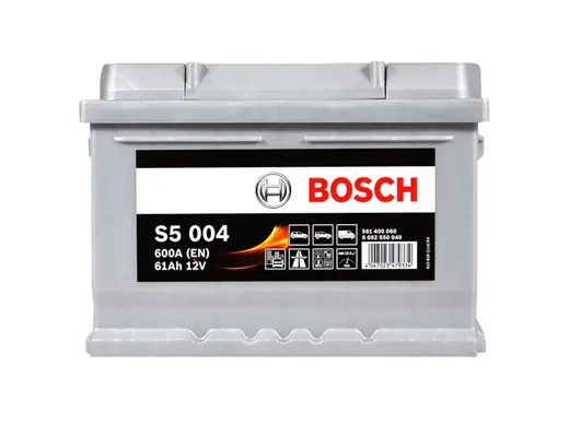 Автомобильный аккумулятор Bosch S5004 61Ah 600A (0092S50040)