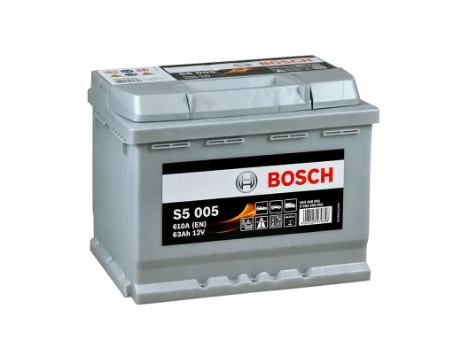 Автомобильный аккумулятор Bosch S5005 63Ah 610A (0092S50050)