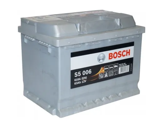 Автомобильный аккумулятор Bosch S5006 63Ah 610A (0092S50060)