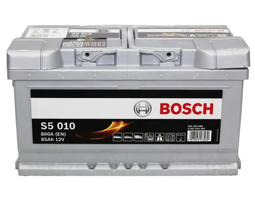Автомобильный аккумулятор Bosch S5010 85Ah 800A (0092S50100)
