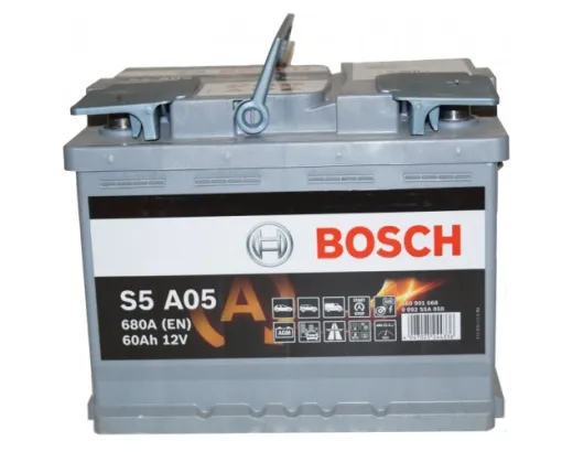 Автомобільний акумулятор Bosch S5A05 60Ah 680A (0092S5A050)