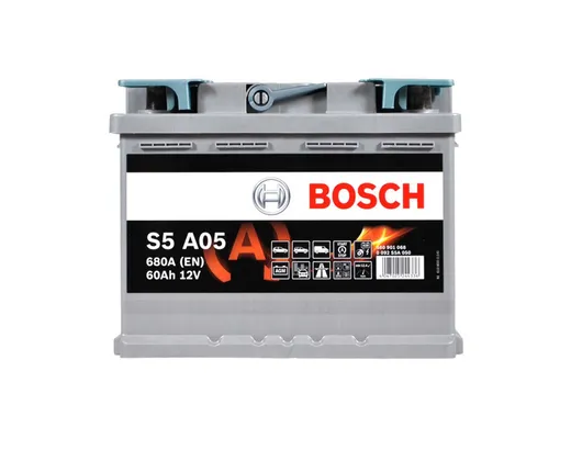Автомобильный аккумулятор Bosch S5A05 60Ah 680A (0092S5A050)