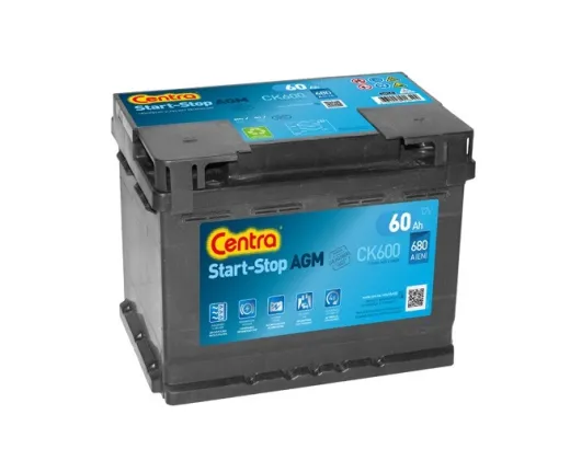Centra AGM Start Stop CK600 60Ah 680A