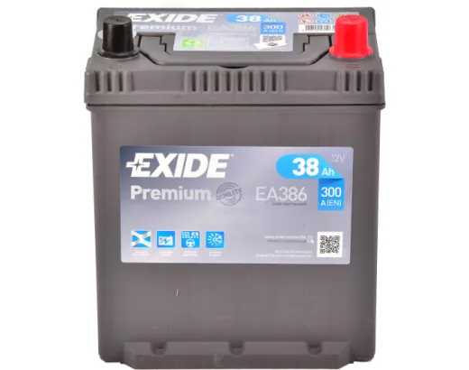 Exide  Premium 38Ah 300A EA386
