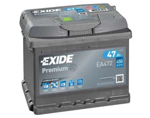 Exide 47Ah 450A Premium EA472