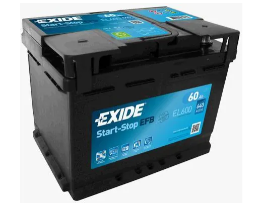 EXIDE 6СТ-60 АзЕ EFB EL600