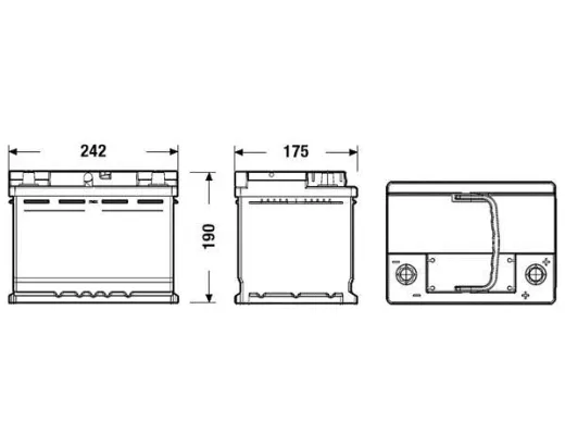 EXIDE 6СТ-60 АзЕ EFB EL600
