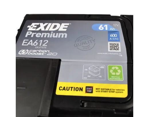 Exide 6СТ-61 Premium EA612