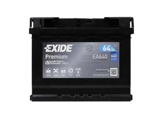 Exide 64Ah 640A Premium EA640