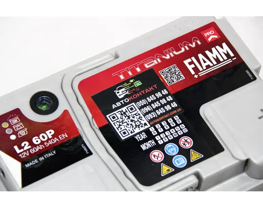 FIAMM 6СТ-60 АзЕ Titanium Pro (7905147)